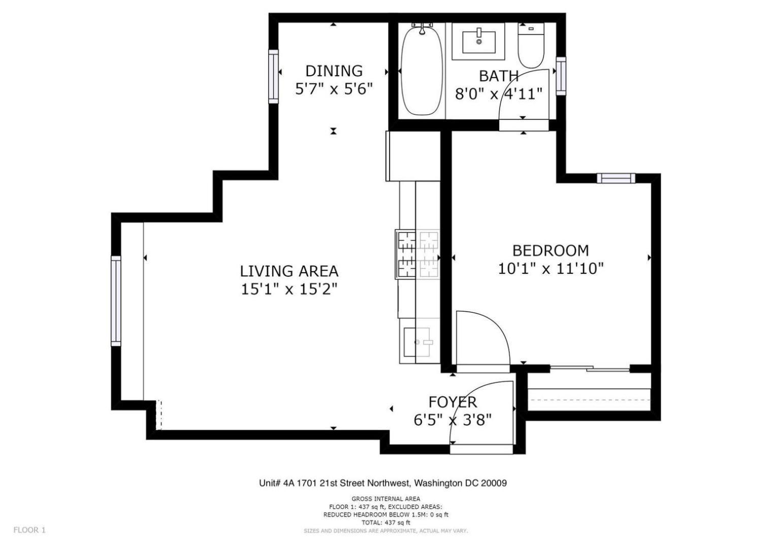 Dupont Circle 1br W Wd Nr Bars Metro Station Wdc-750 Apartment Washington